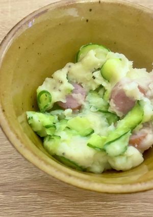 【レンジでヘルシー】チーズで作るポテサラ-レシピのメイン写真