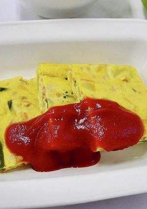 ★幼稚園給食 シーチキンオムレツ★-レシピのメイン写真