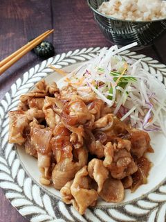 10分で簡単!黒酢生姜焼き-レシピのメイン写真