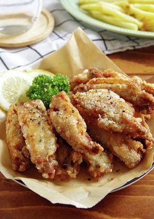 ☆簡単☆止まらない！手羽中の旨塩から揚げ-レシピのメイン写真