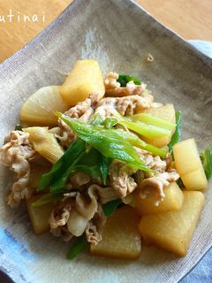 レンジで時短*豚こまと大根の甘照り煮-レシピのメイン写真