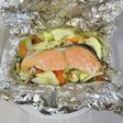 鮭と野菜のボイル