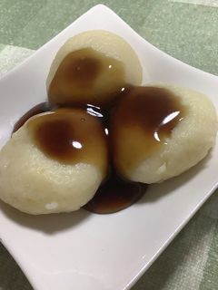 さつまいもと豆腐でみたらし団子-レシピのメイン写真