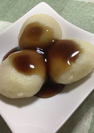 さつまいもと豆腐でみたらし団子-レシピのメイン写真
