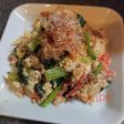 小松菜・厚揚げ・卵の和風中華炒め