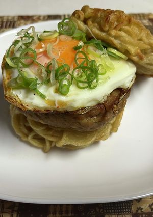 月見そばーガー-レシピのメイン写真