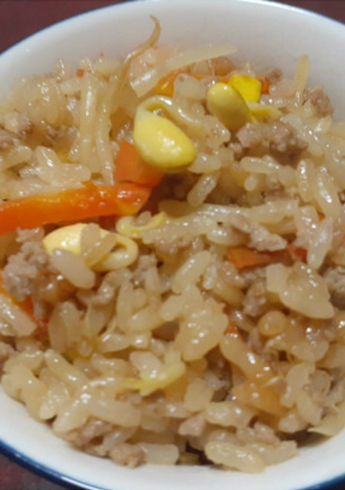 もやしは便利 豆もやしの炊き込みご飯-レシピのメイン写真