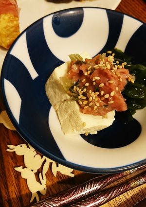 梅わさび漬けのせ豆腐-レシピのメイン写真
