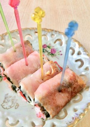 ベーコンとカニカマと韓国海苔とチーズ焼き-レシピのメイン写真