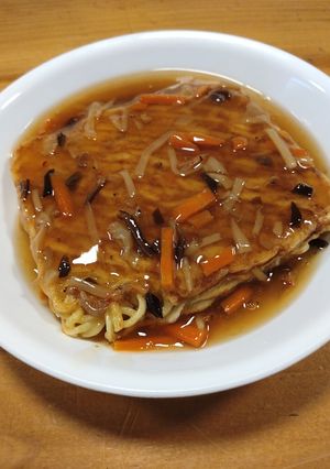 キャンプ飯！！かた焼きそば-レシピのメイン写真