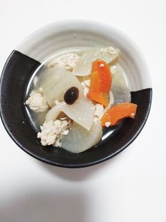 胸肉ミンチと大根の煮物-レシピのメイン写真