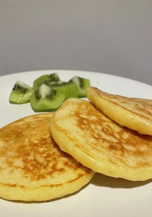 米粉入り★ふわもちイーストパンケーキ-レシピのメイン写真
