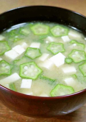 豆腐とオクラのお味噌汁-レシピのメイン写真