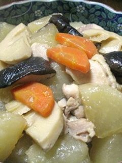 大根と竹の子の煮物-レシピのメイン写真