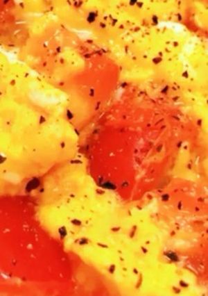 トマトと卵炒め-レシピのメイン写真