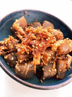 こんにゃくの味噌炒め-レシピのメイン写真