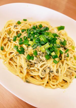 刻み海苔とウニバターのクリームパスタ-レシピのメイン写真