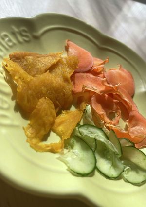 【超簡単】ペットと食べれる♡野菜チップス-レシピのメイン写真