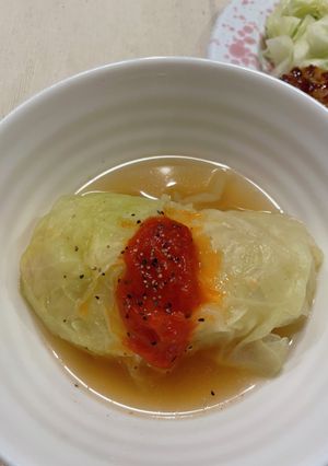お豆腐ヘルシーロールキャベツ-レシピのメイン写真