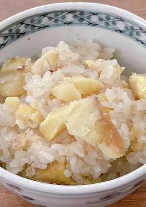 栗おこわ・備忘録【圧力鍋】-レシピのメイン写真