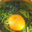 ほうれん草チーズバター卵かけご飯