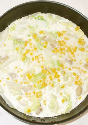 鶏肉白菜の中華風クリーム煮♪むくみに薬膳-レシピのメイン写真