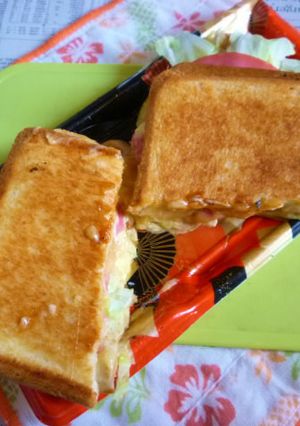 ビアソ＆チーズのホットサンドVer.3-レシピのメイン写真