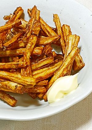 いしるで漬ける！沢野ごぼうの唐揚げ-レシピのメイン写真
