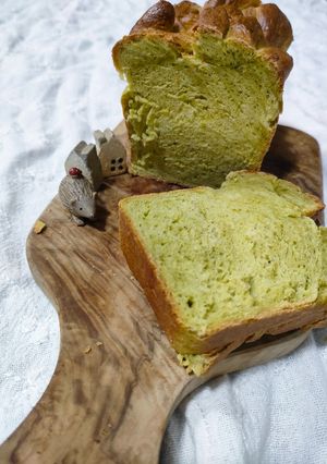 抹茶風味のミニ食パン-レシピのメイン写真