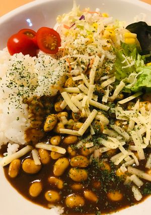 レトルト＆惣菜●煮豆のシンプルカレー-レシピのメイン写真