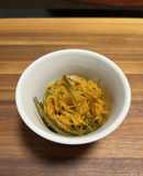 にんじんとだしがら昆布の炒め煮