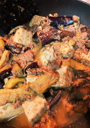 どっちも!麻婆豆腐茄子-レシピのメイン写真