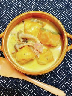かぼちゃとしめじのクリーム煮-レシピのメイン写真