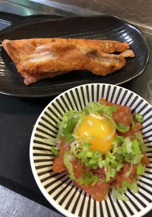 秋鮭 アキアジ 鮭ユッケ 鮭生-レシピのメイン写真