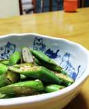 結局一番食べやすいオクラ　オクラ炒め