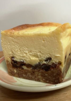 ラムレーズンチーズケーキ-レシピのメイン写真
