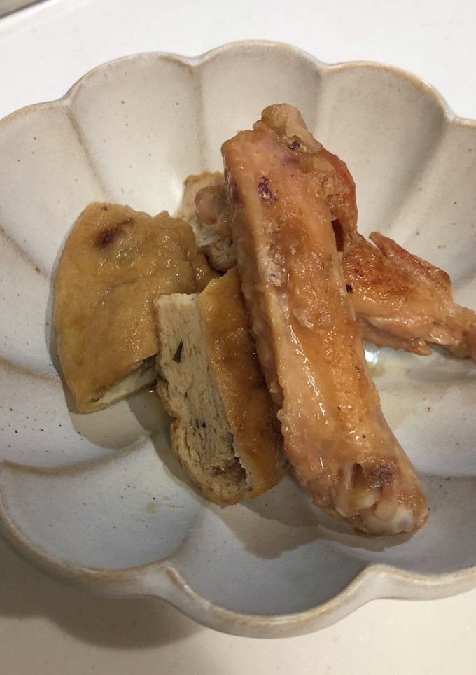 手羽中とがんもの煮物-レシピのメイン写真