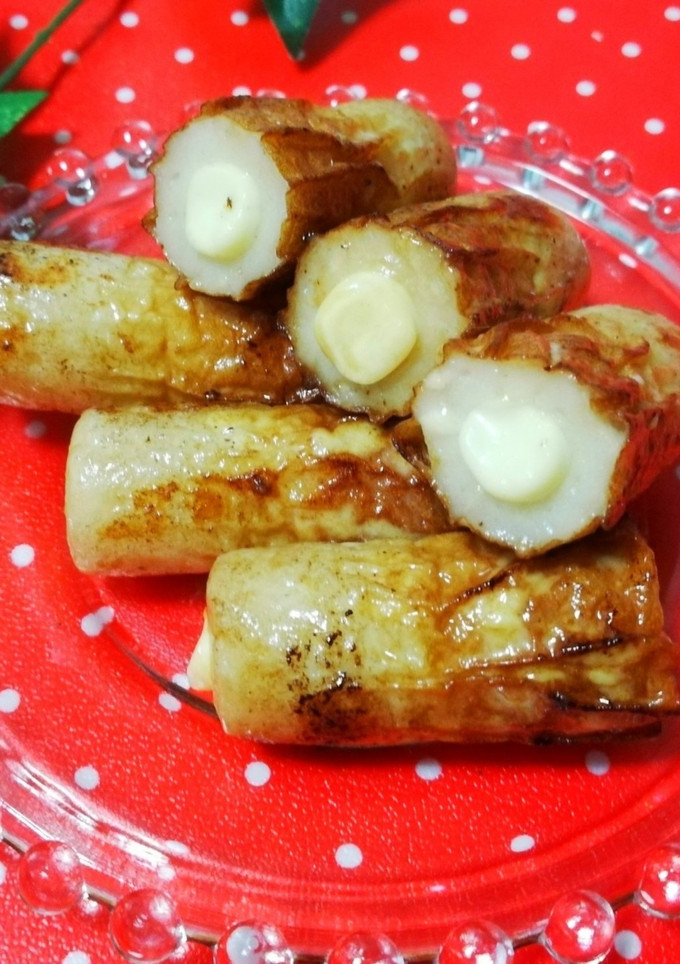 ちくわとチーズのマヨ焼き♡チーズとろ～ん-レシピのメイン写真