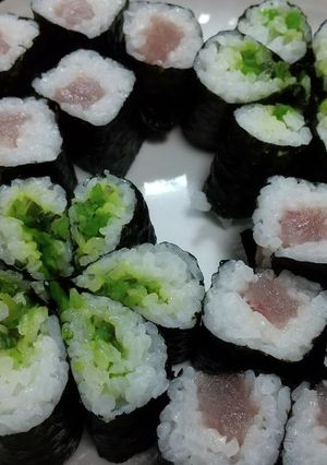 海苔巻き(細巻き)の巻き方２-レシピのメイン写真