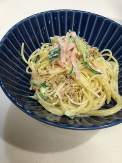 和風サラダスパゲティ-レシピのメイン写真