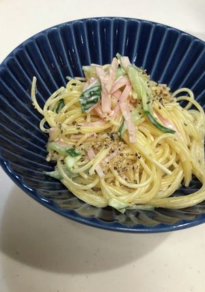 和風サラダスパゲティ-レシピのメイン写真