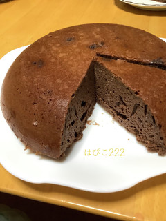 米粉 ガトーショコラ♡ 炊飯器で超簡単!-レシピのメイン写真