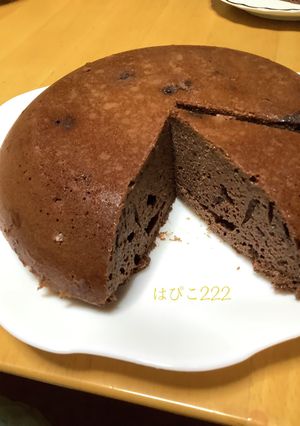 米粉 ガトーショコラ♡ 炊飯器で超簡単！-レシピのメイン写真