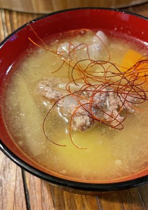 ほっこり♡具沢山そぼろ豚汁-レシピのメイン写真