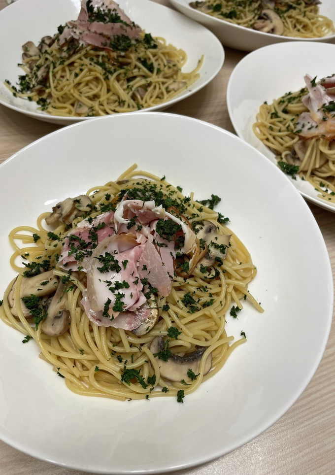 盛り盛りブラウンマッシュルームのパスタ-レシピのメイン写真