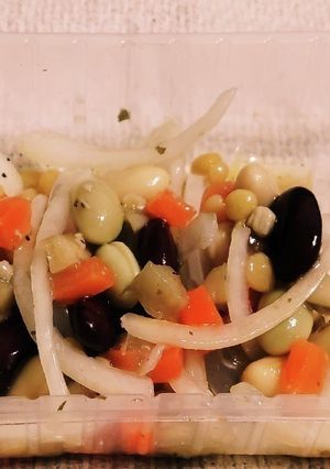«スライス玉葱・豆サラダ»-レシピのメイン写真