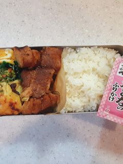 高校生弁当覚え書き61スペアリブ弁当-レシピのメイン写真