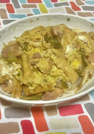 超簡単☆旨味堪能！親子稲荷丼です♪♪-レシピのメイン写真