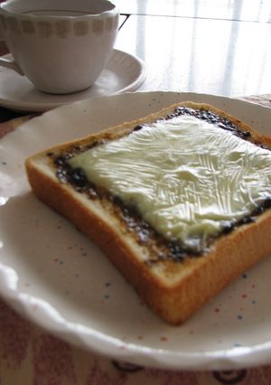 のり佃煮＆スライスチーズ・トースト-レシピのメイン写真