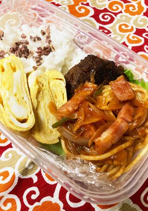 2022/9/12 ナポリタン弁当-レシピのメイン写真